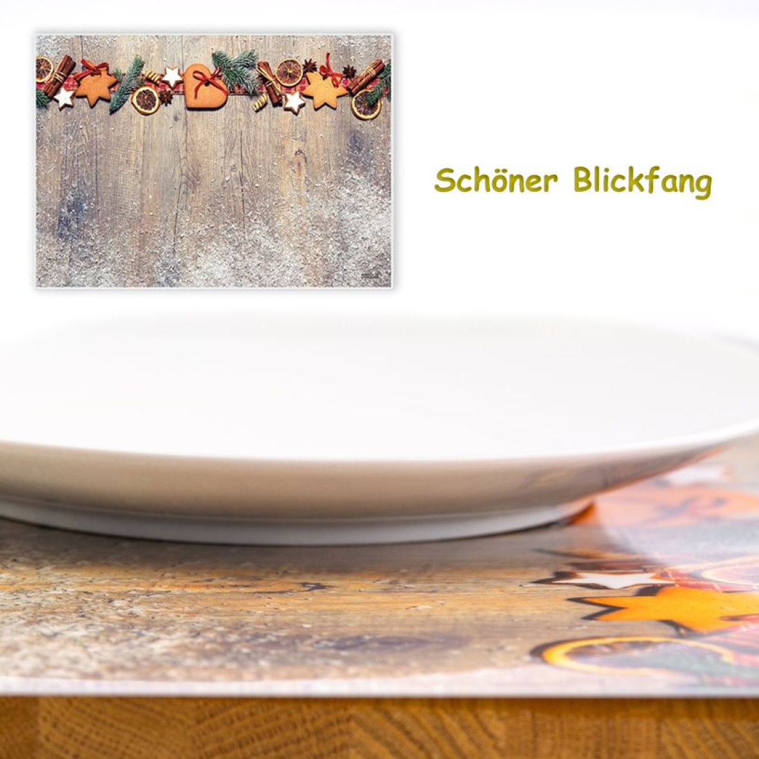 Tischset Platzset abwaschbar Christmas Time von ARTIPICS